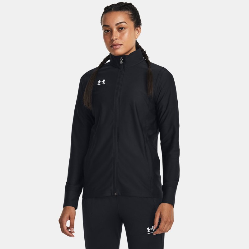 Chaqueta Under Armour Challenger Track para mujer Negro / Blanco XS